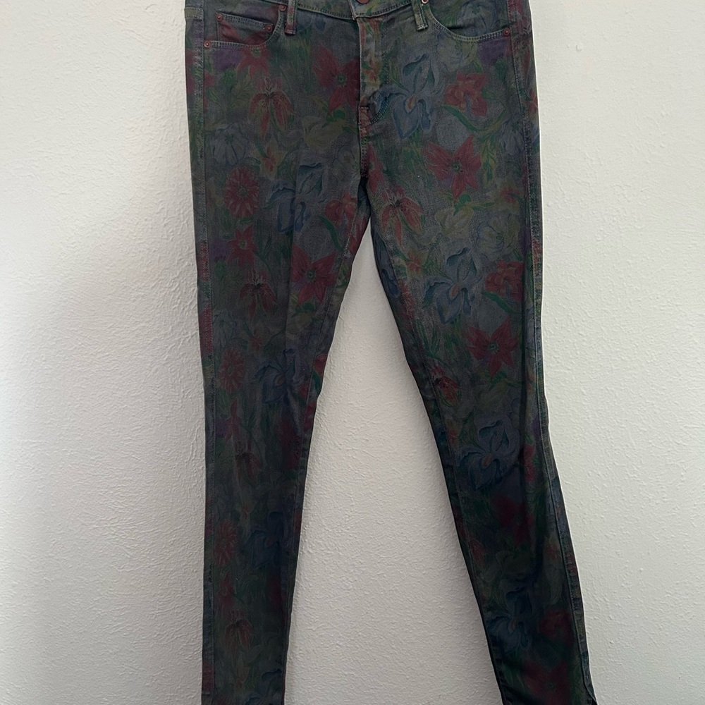 Mother Floral Patterned Women's Jeans